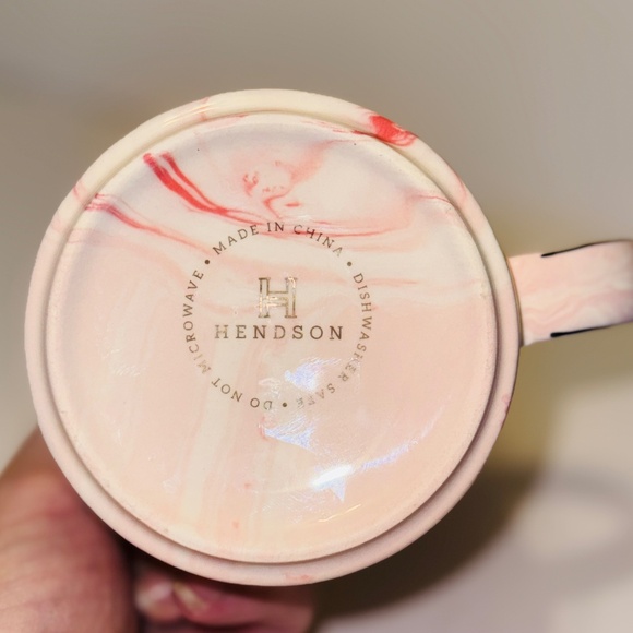 🎂Peachy Pink Swirl Mug - Picture 3 of 3